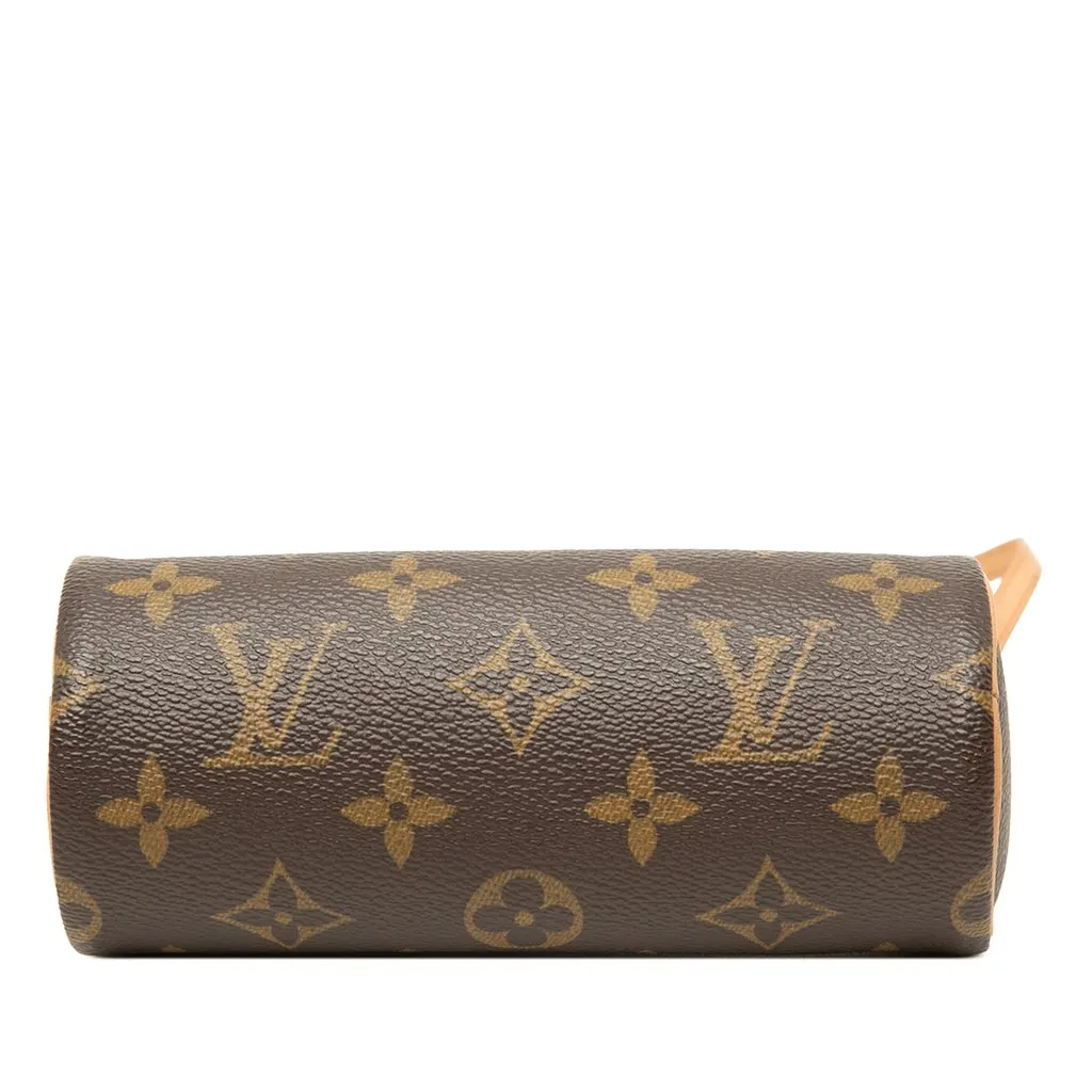 Louis Vuitton Monogram Papillon Pochette Brown Canvas Very good - Inside View
