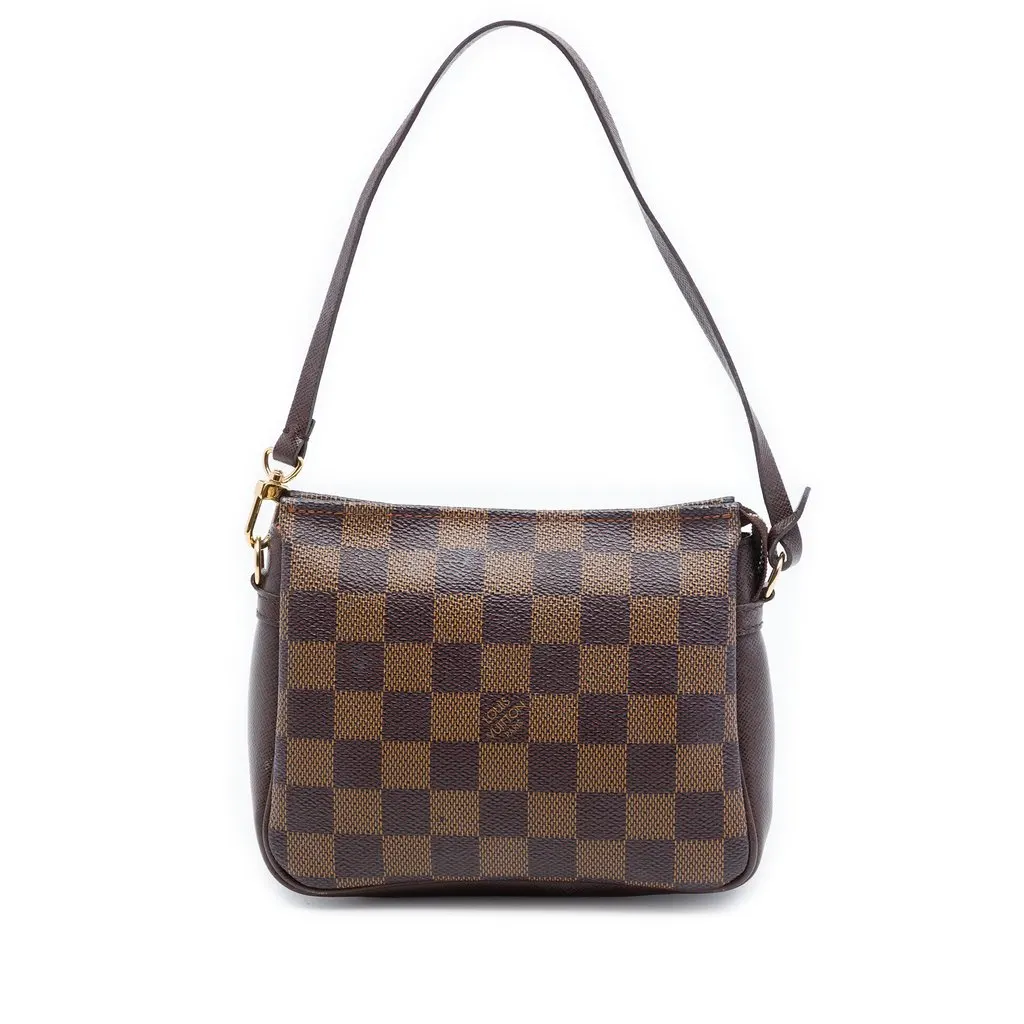 Louis Vuitton Damier Ebene Trousse Pochette Brown Very good - Front View