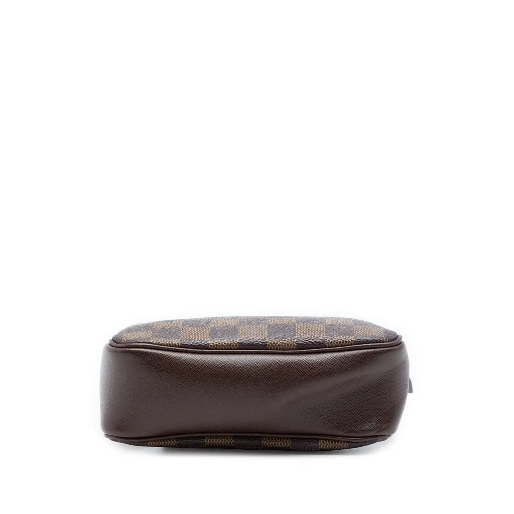 Louis Vuitton Damier Ebene Trousse Pochette Brown Very good - Inside View