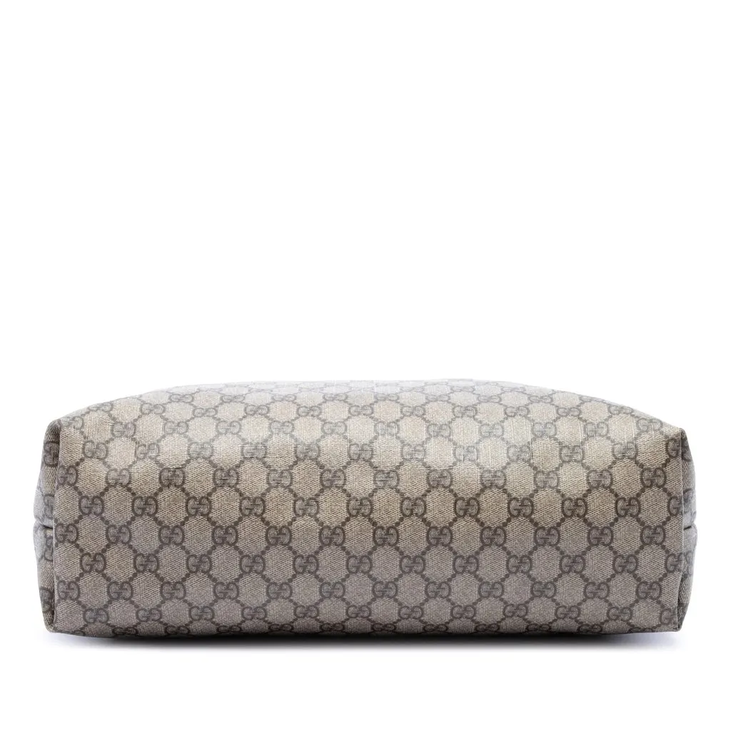 Gucci Medium GG Supreme Tote Beige Canvas Very good - Inside View