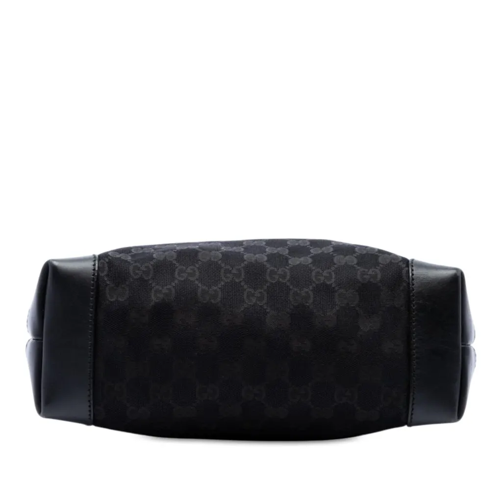 Gucci GG Canvas Web Crossbody Black Canvas Very good - Inside View