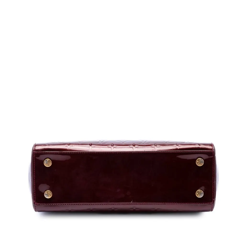 Louis Vuitton Monogram Vernis Brea MM Red Leather Very good - Inside View