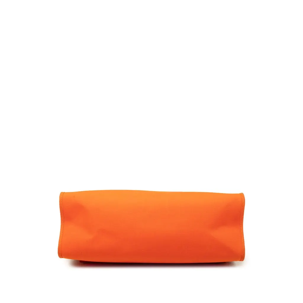 Hermès Toile Herbag Zip 39 Orange Canvas Very good - Inside View