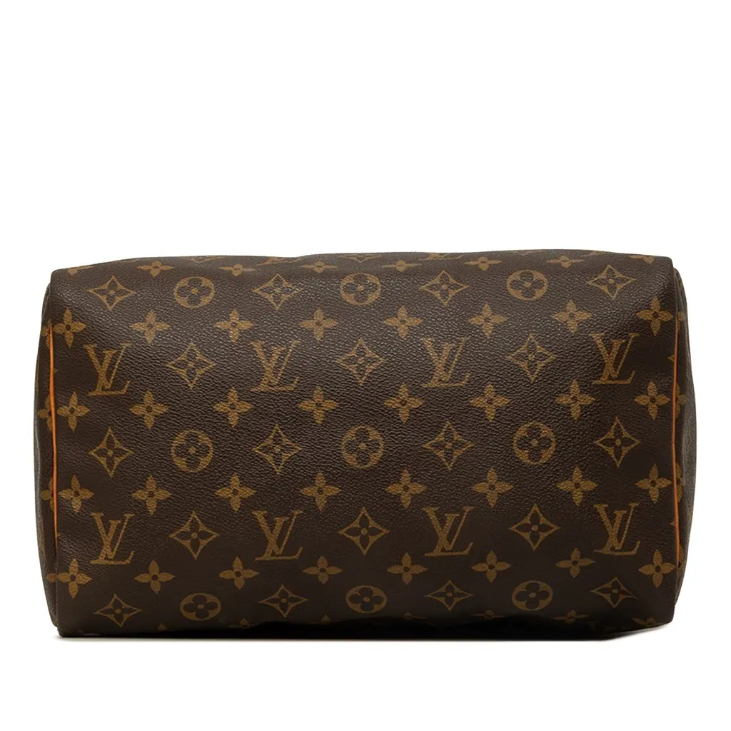 Louis Vuitton Monogram Speedy 30 Brown Canvas Good - Inside View