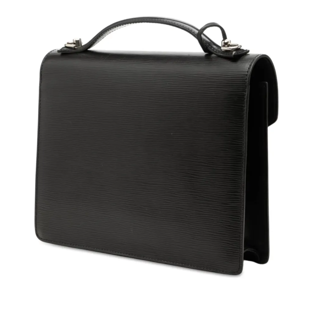 Louis Vuitton Epi Monceau 28 Black Leather Very good - Back View