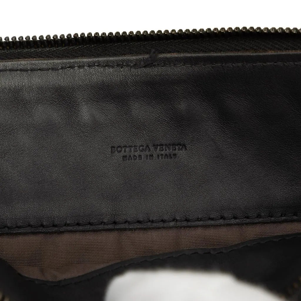 Bottega Veneta Nappa Intrecciato Clutch Grey Leather Good - Box View