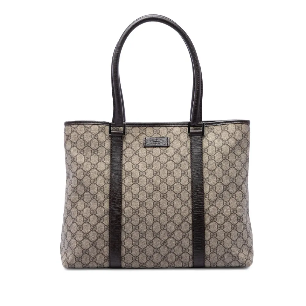 Gucci GG Supreme Joy Tote Beige Canvas Very good - Front View