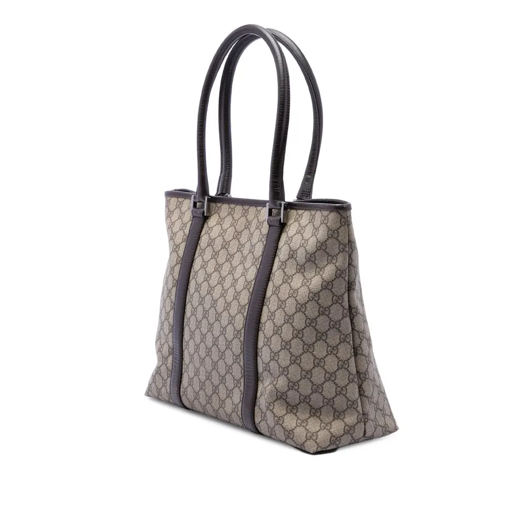 Gucci GG Supreme Joy Tote Beige Canvas Very good - Back View