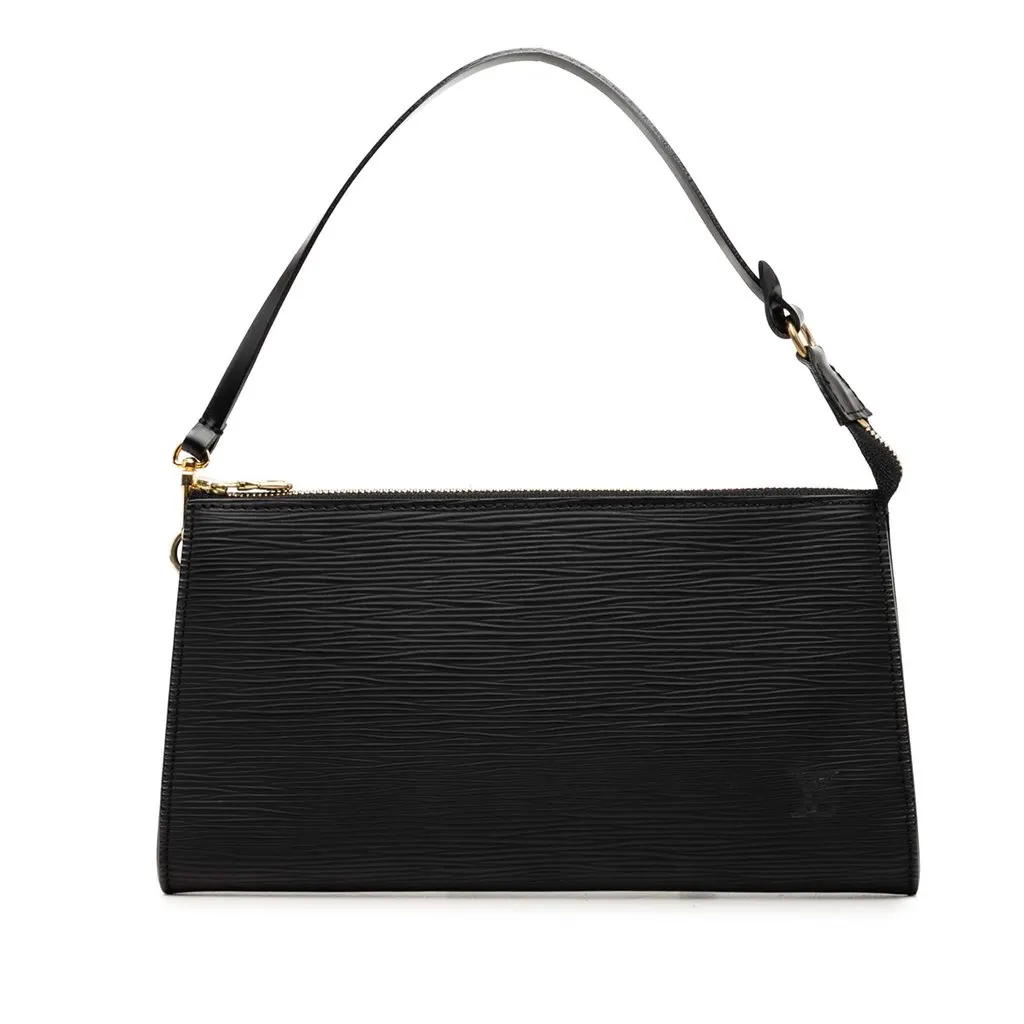 Louis Vuitton Epi Pochette Accessoires Black Leather Very good - Front View