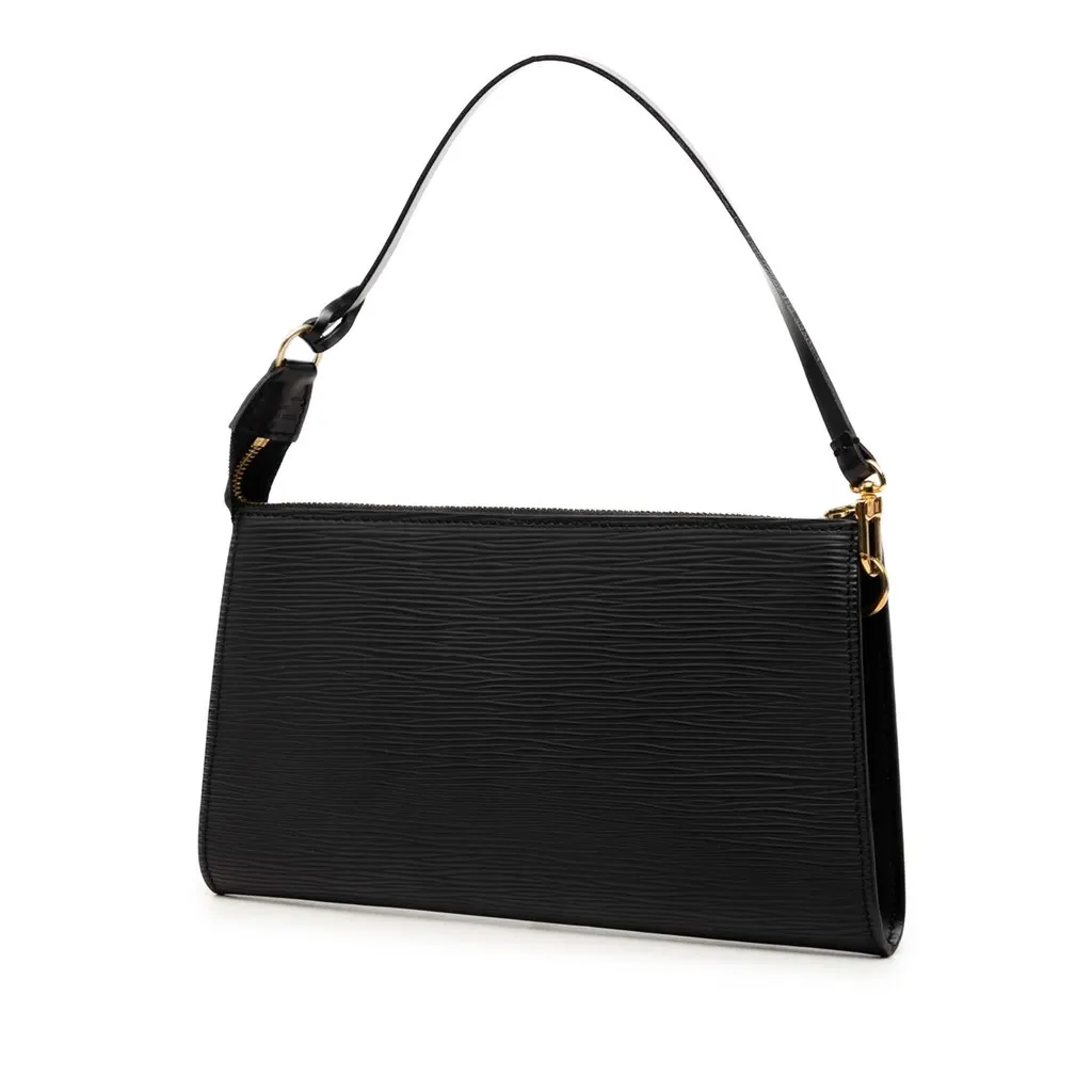 Louis Vuitton Epi Pochette Accessoires Black Leather Very good - Back View