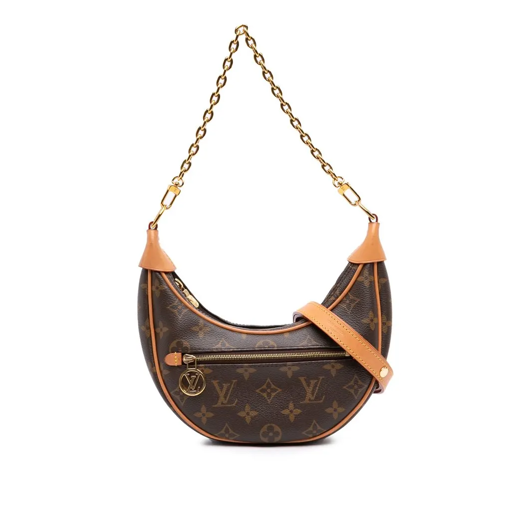 Louis Vuitton Monogram Loop Brown Canvas Good - Front View