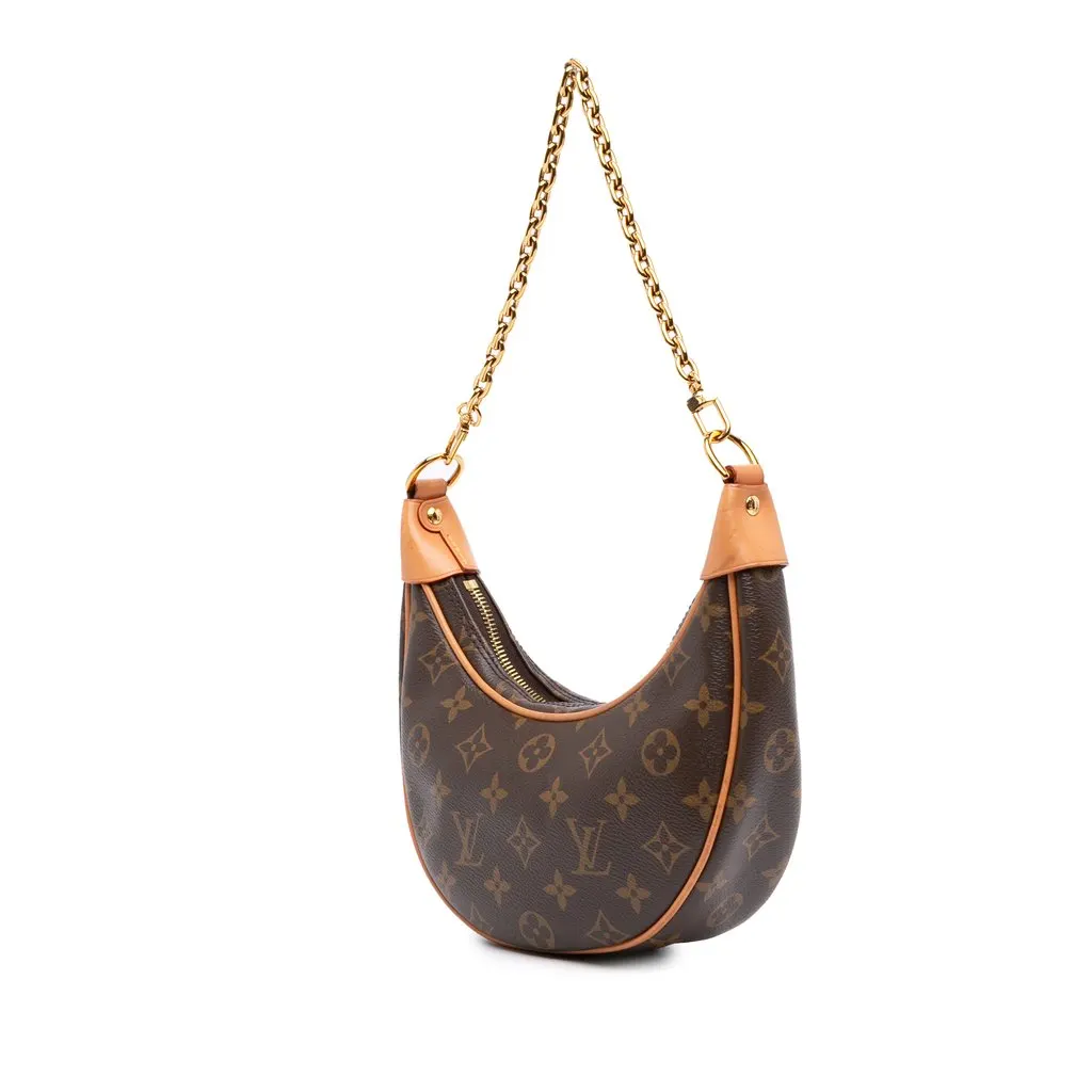 Louis Vuitton Monogram Loop Brown Canvas Good - Back View