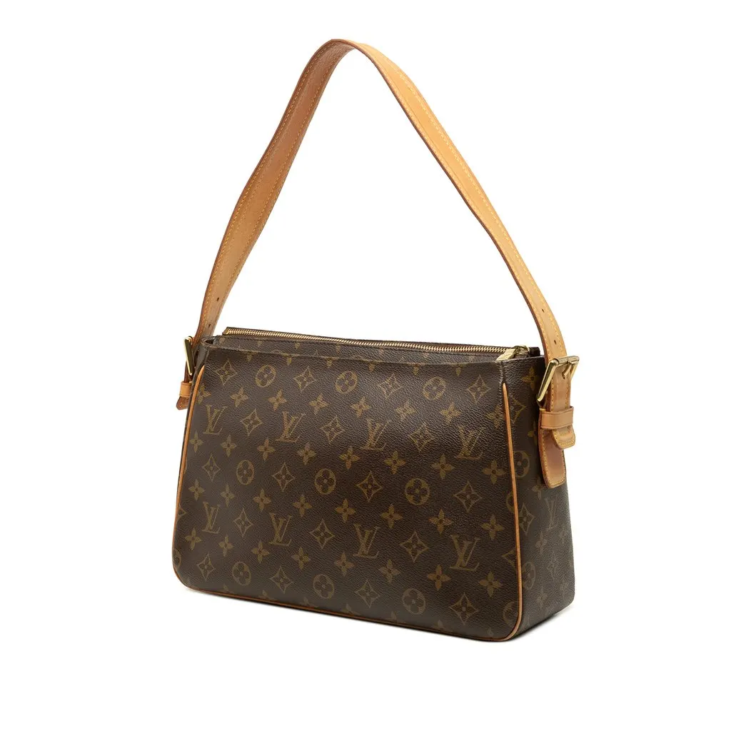 Louis Vuitton Monogram Viva Cite GM Brown Canvas Good - Back View
