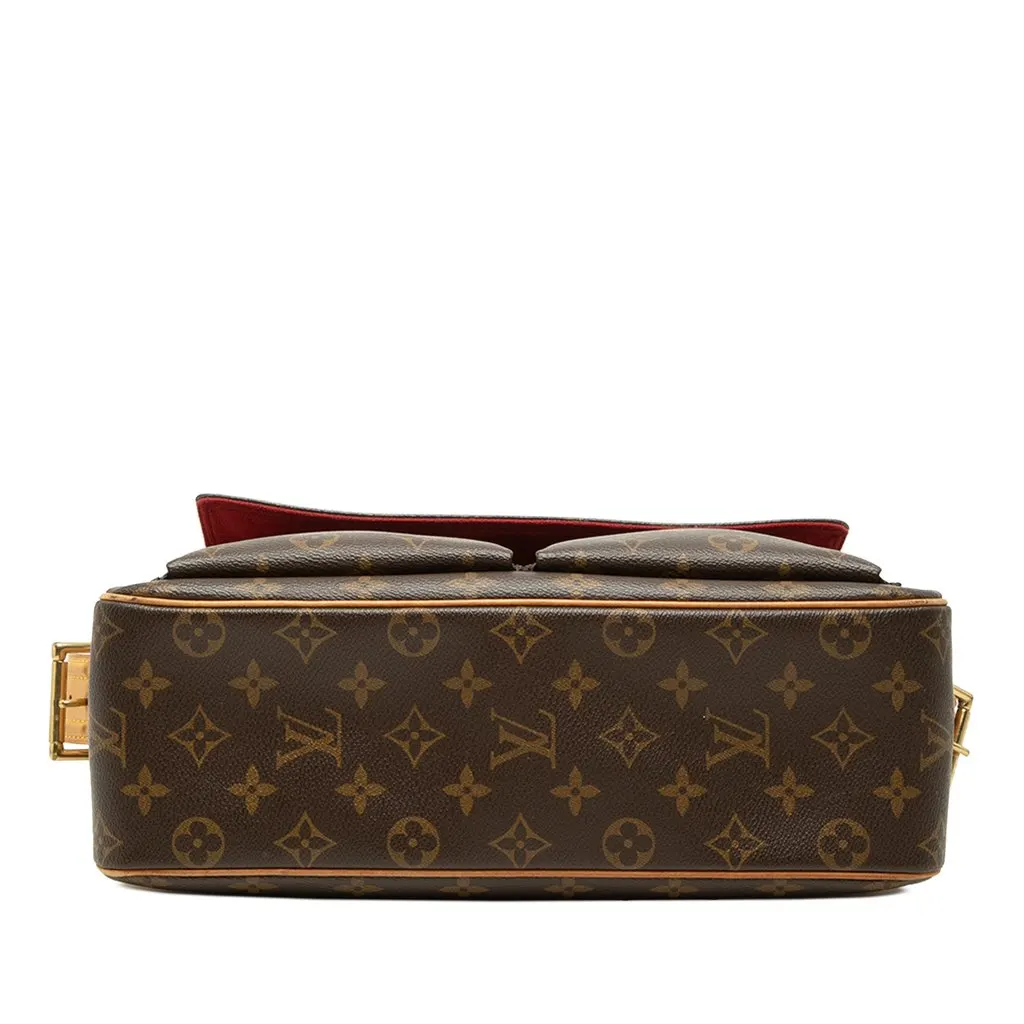 Louis Vuitton Monogram Viva Cite GM Brown Canvas Good - Inside View