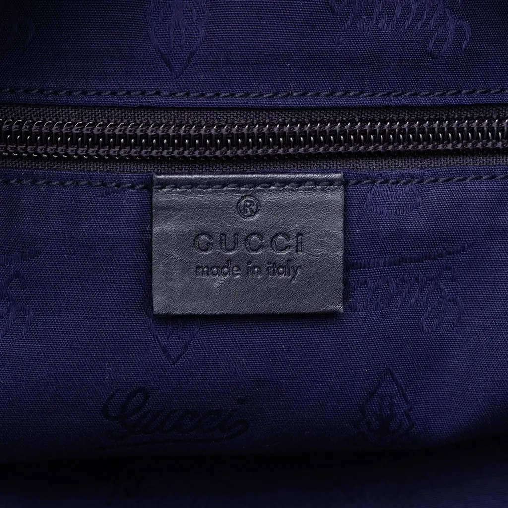 Gucci Large GG Imprime Tote Blue Canvas Good - Box View