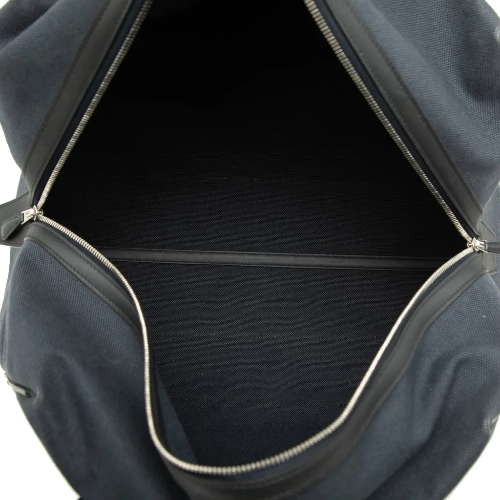 Hermès Canvas Alleretour Fourre Tout 47 Blue Canvas Very good - Model View