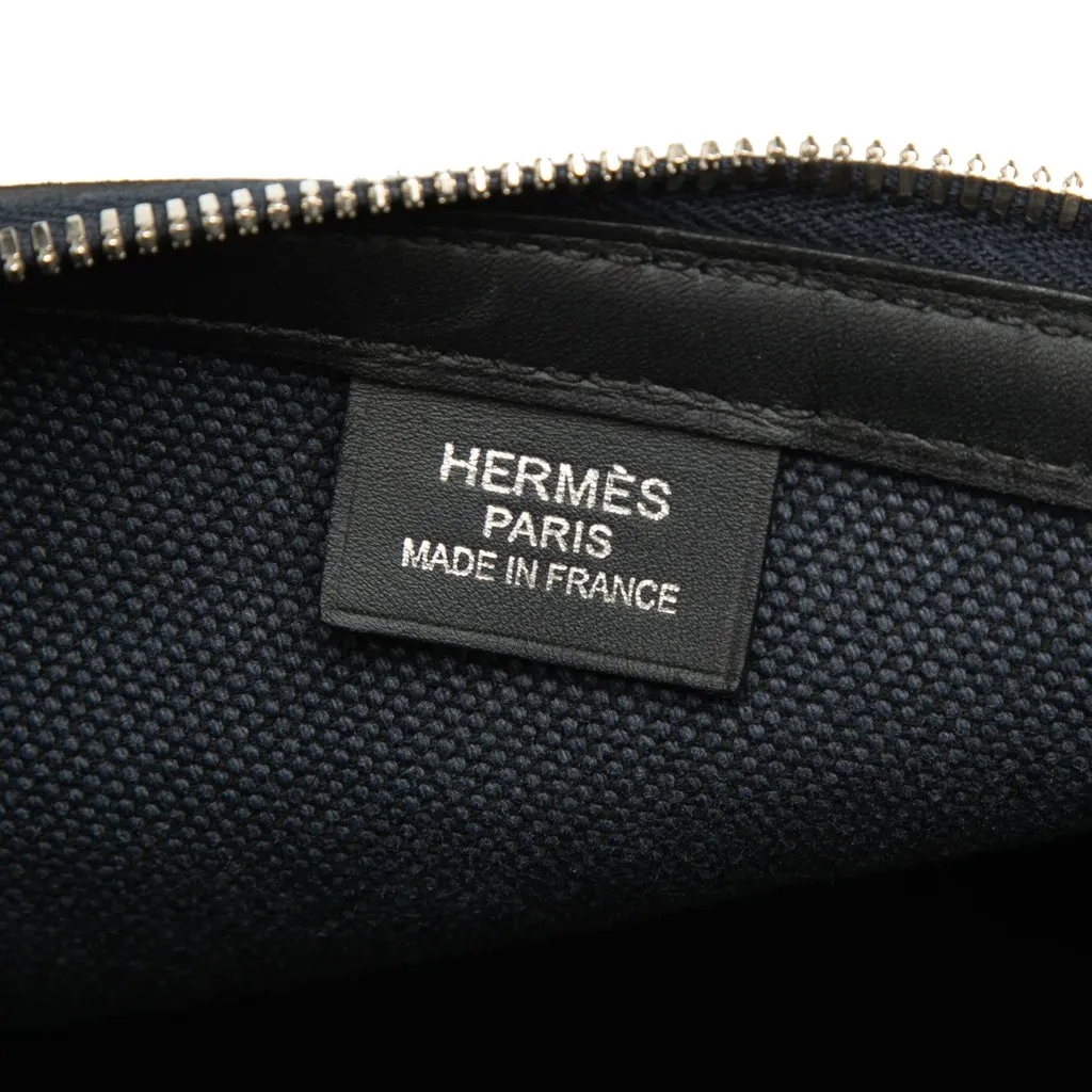 Hermès Canvas Alleretour Fourre Tout 47 Blue Canvas Very good - Box View