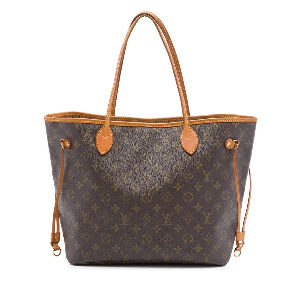 Louis Vuitton Monogram Neverfull MM Brown Very good - Front View