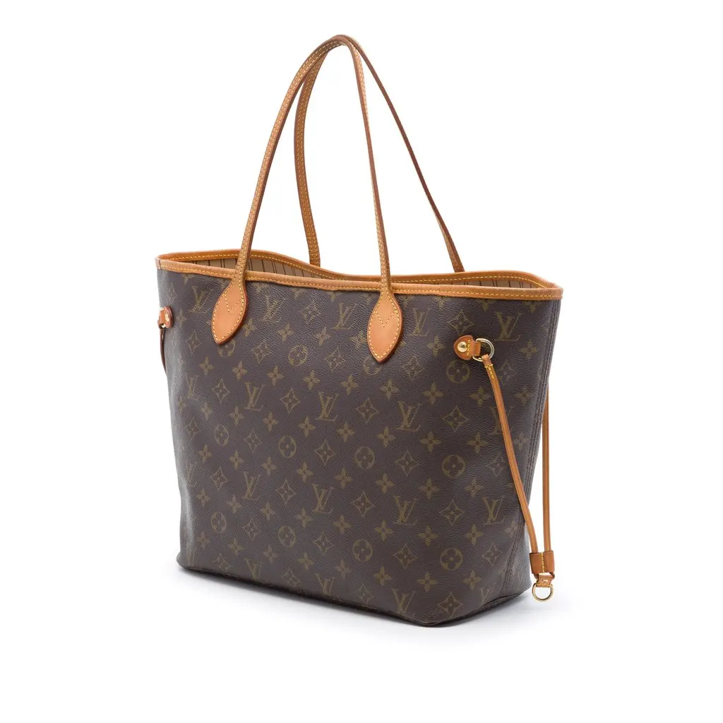 Louis Vuitton Monogram Neverfull MM Brown Very good - Back View