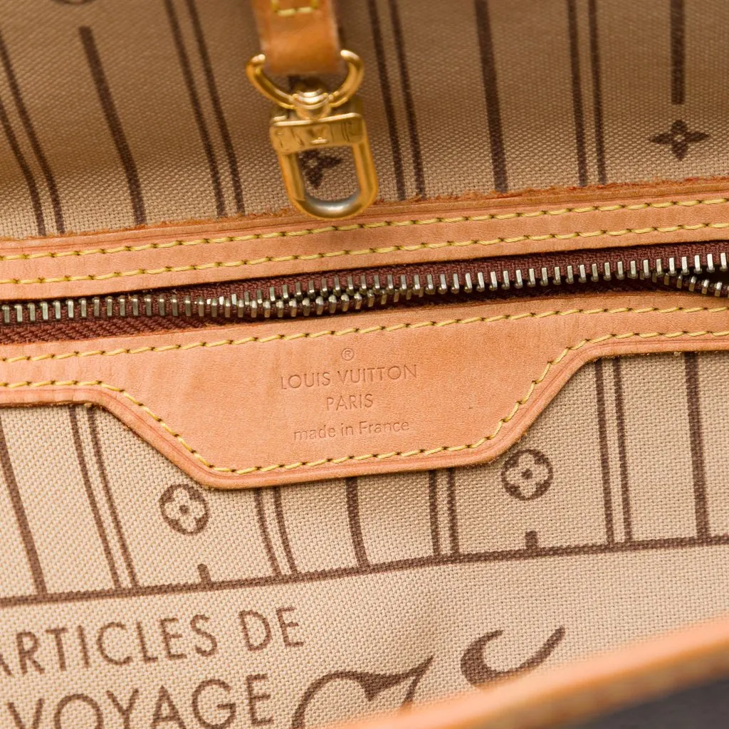 Louis Vuitton Monogram Neverfull MM Brown Very good - Box View