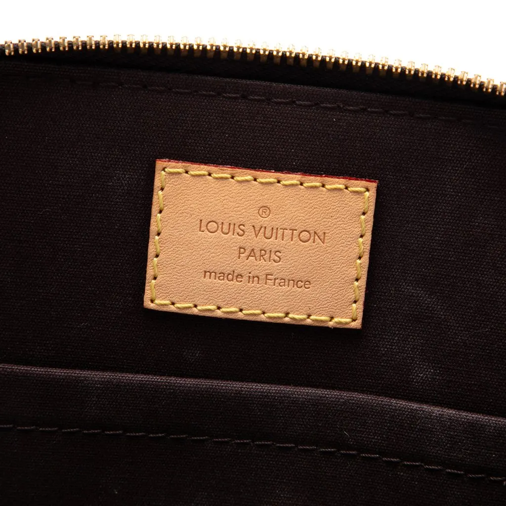 Louis Vuitton Monogram Vernis Alma BB Purple Leather Very good - Box View