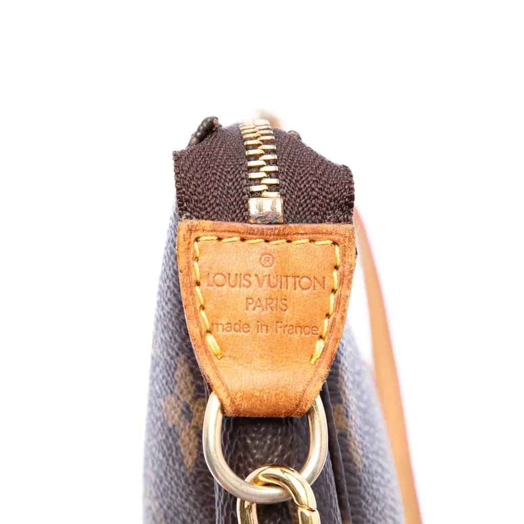 Louis Vuitton Monogram Pochette Accessoires Brown Canvas Very good - Box View