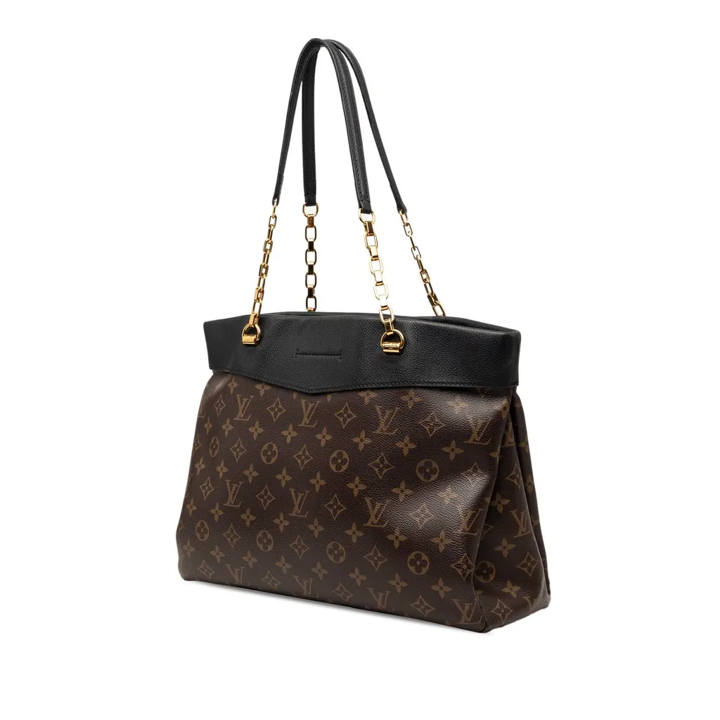 Louis Vuitton Monogram Pallas Shopper Brown Very good - Back View