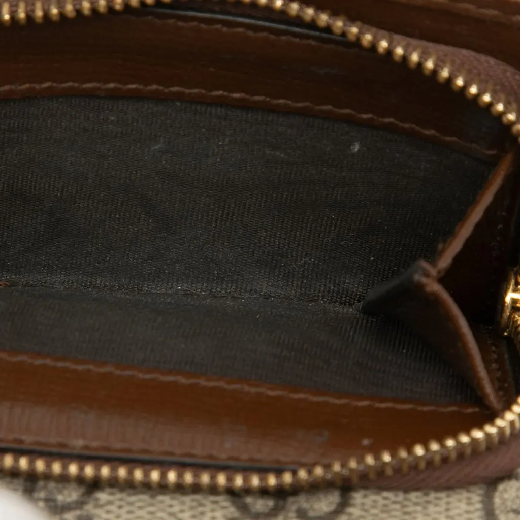 Gucci GG Supreme Horsebit 1955 Trifold Wallet Beige Very good - Box View