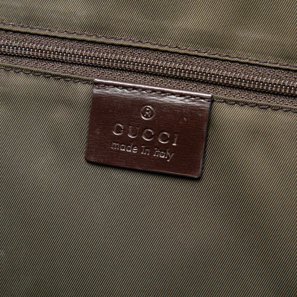 Gucci GG Supreme Interlocking G Briefcase Beige Canvas Good - Box View