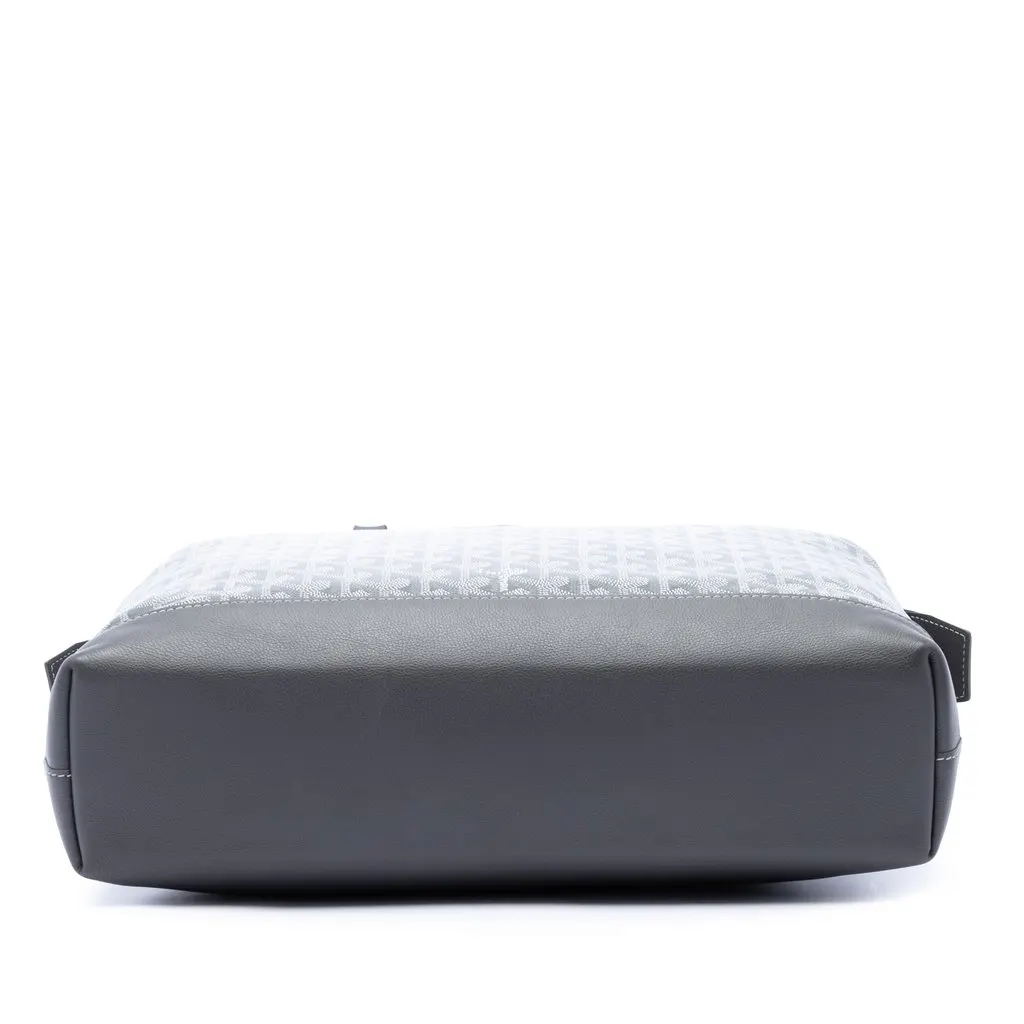 Goyard Goyardine Cisalpin Document Case Grey Canvas Good - Inside View