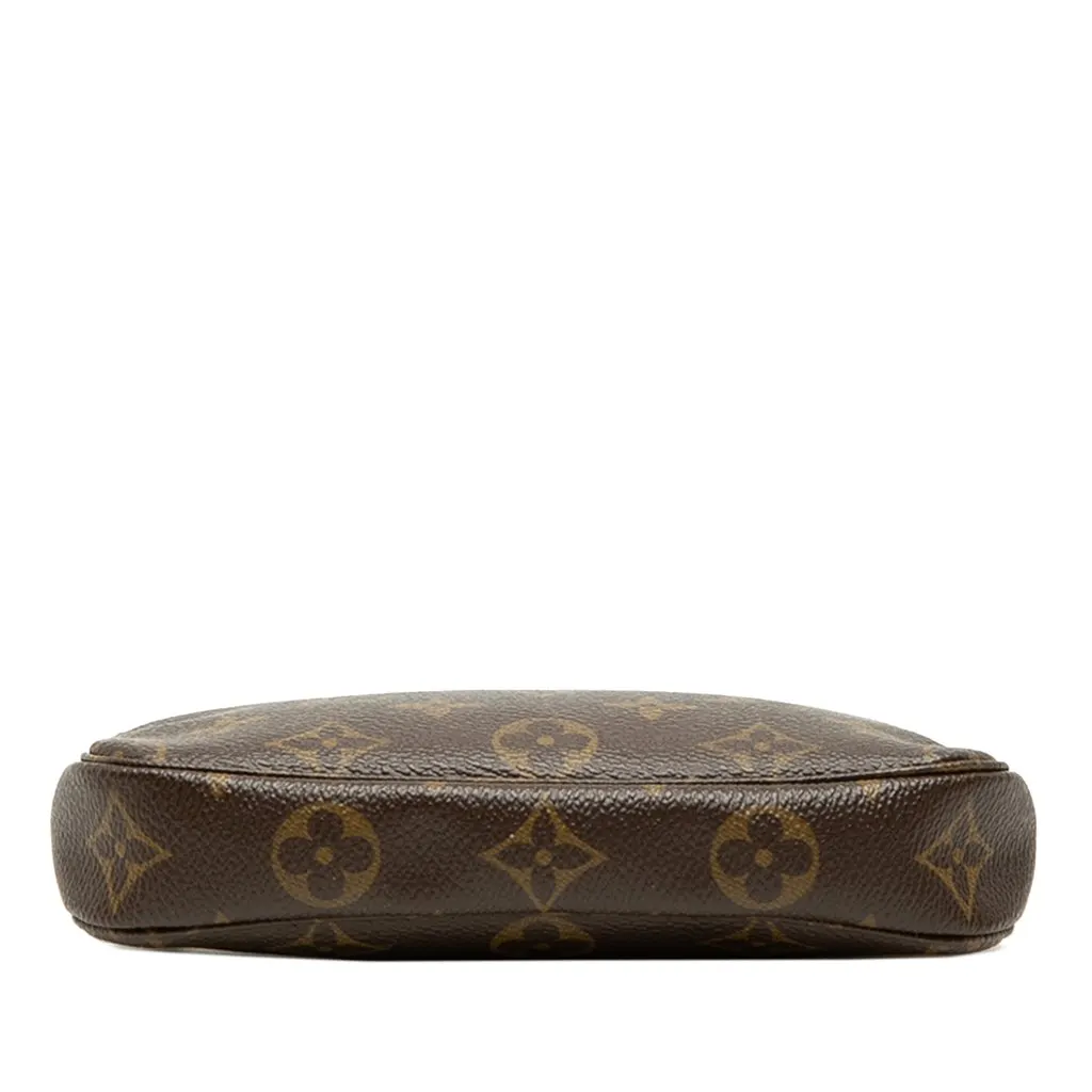 Louis Vuitton Monogram Mini Pochette Accessoires Brown Good - Inside View