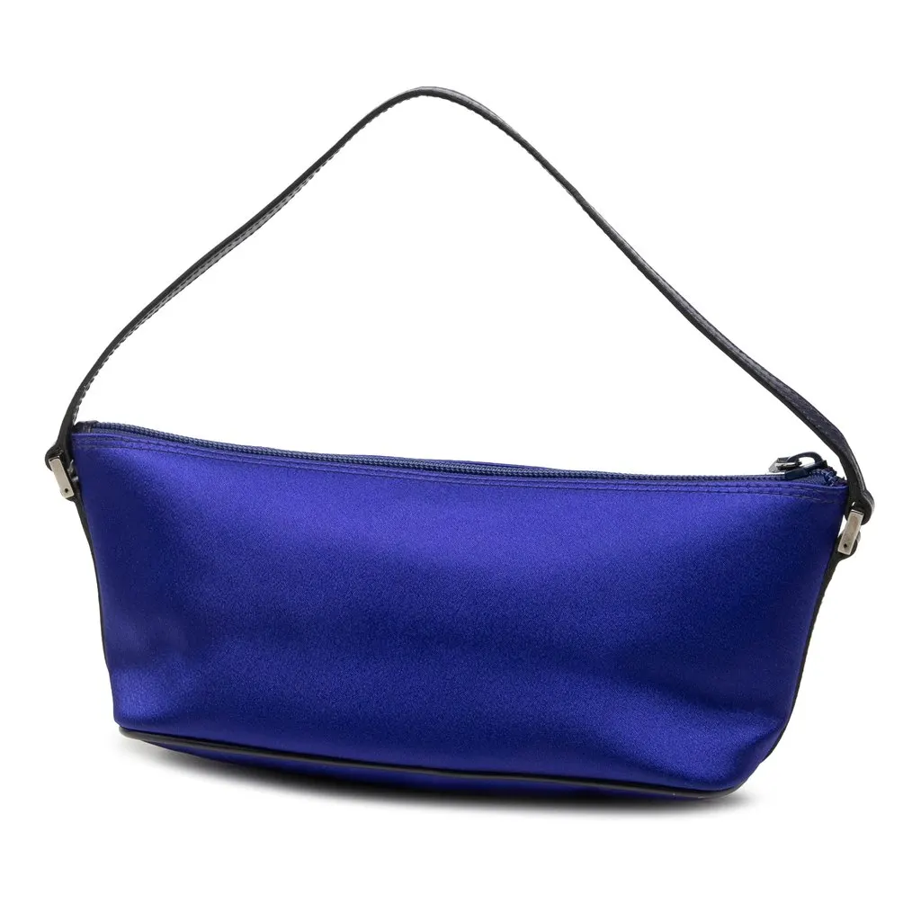 Gucci Satin Boat Blue Satin Very good - Back View