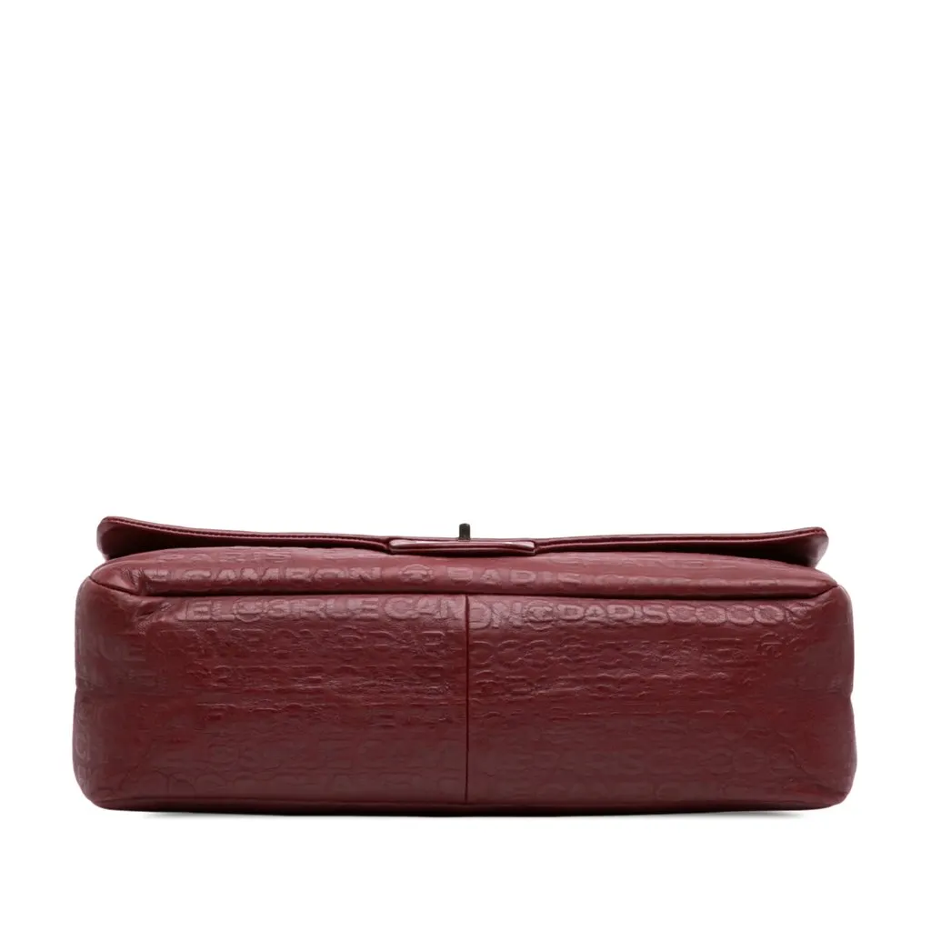 Chanel Unlimited Embossed Calfskin 31 Rue Cambon Reissue 2.55 Double Flap 228 Red Leather Good - Inside View