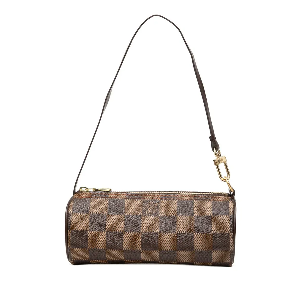 Louis Vuitton Damier Ebene Papillon Pochette Brown Canvas Very good - Front View