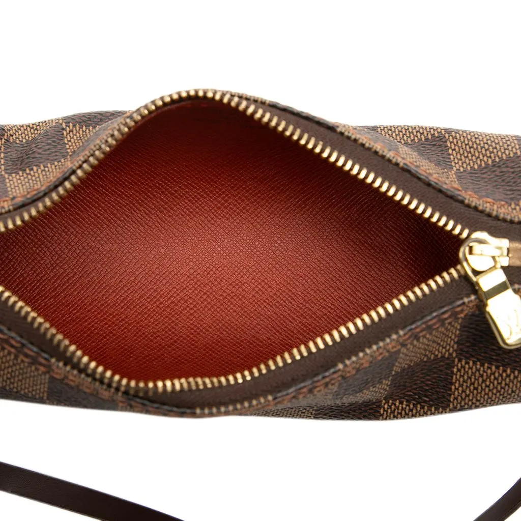 Louis Vuitton Damier Ebene Papillon Pochette Brown Canvas Very good - Model View