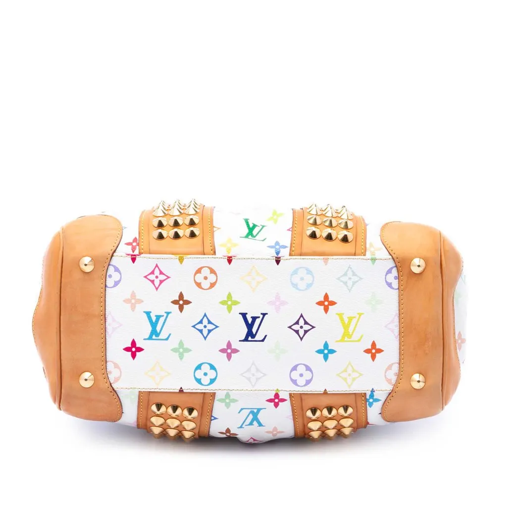 Louis Vuitton Monogram Multicolore Courtney MM White Canvas Very good - Inside View
