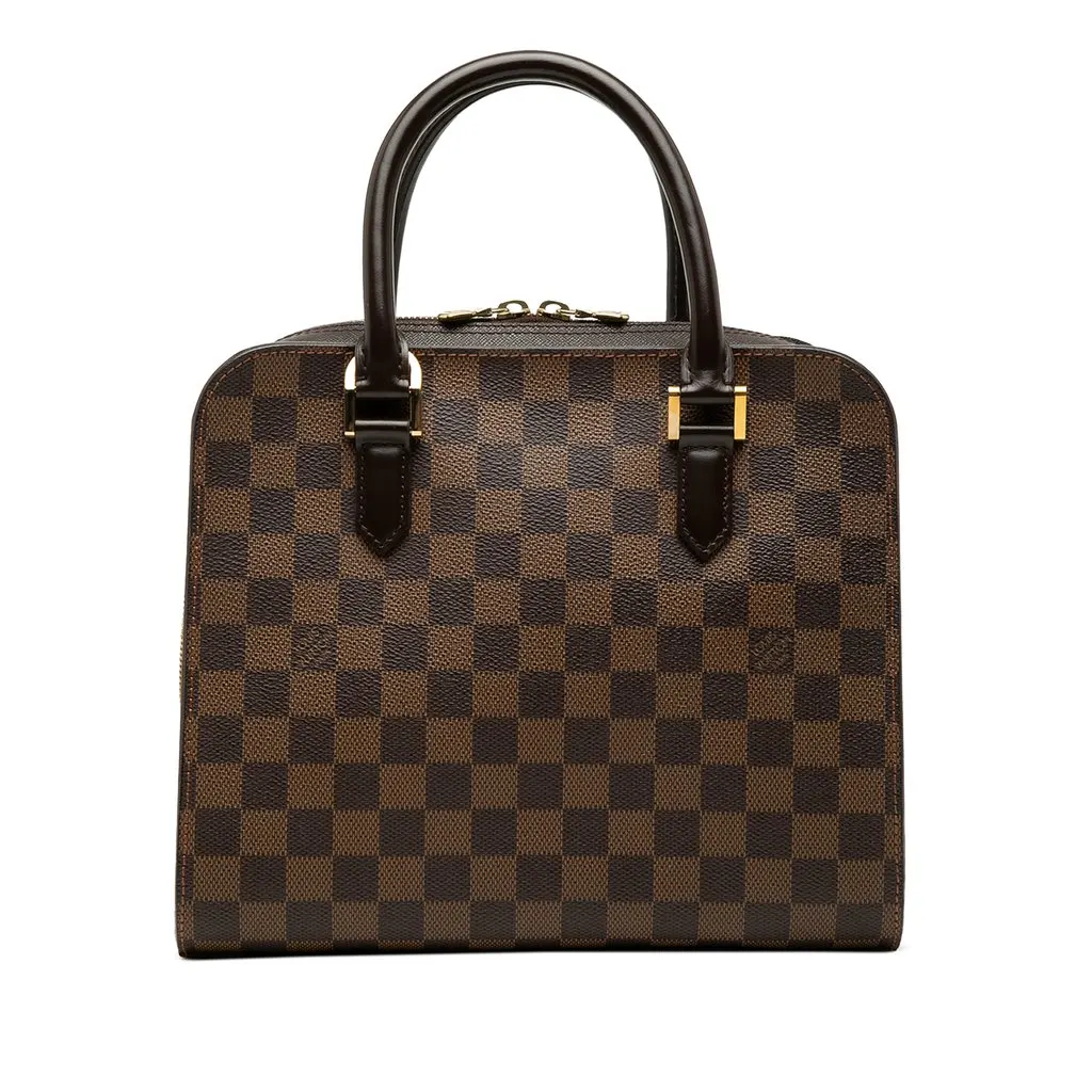 Louis Vuitton Damier Ebene Triana Brown Very good - Front View
