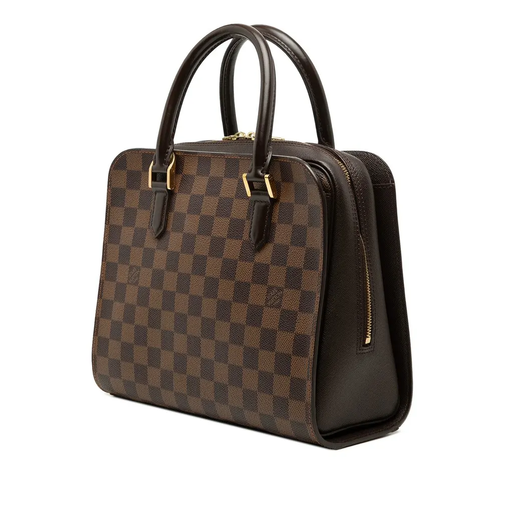 Louis Vuitton Damier Ebene Triana Brown Very good - Back View