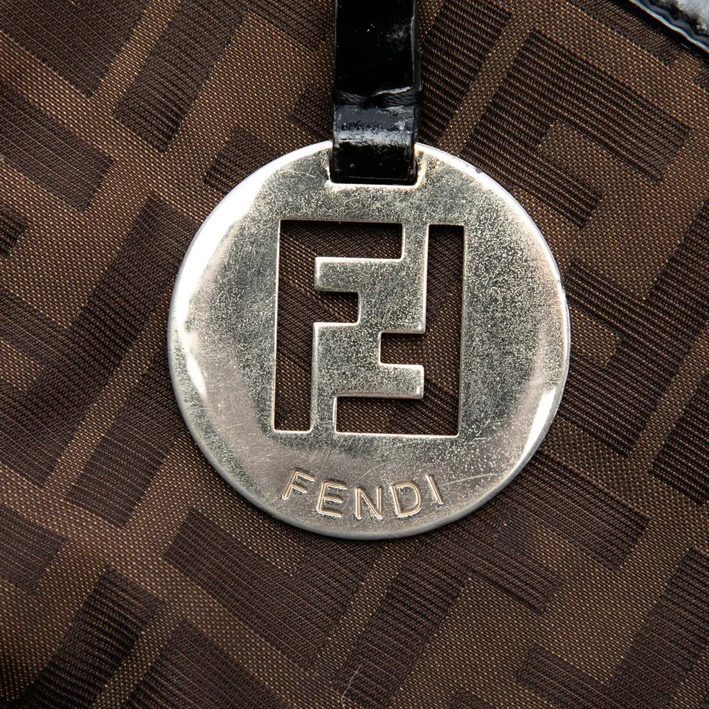 Fendi Zucca Canvas Crossbody Brown Very good - Box View