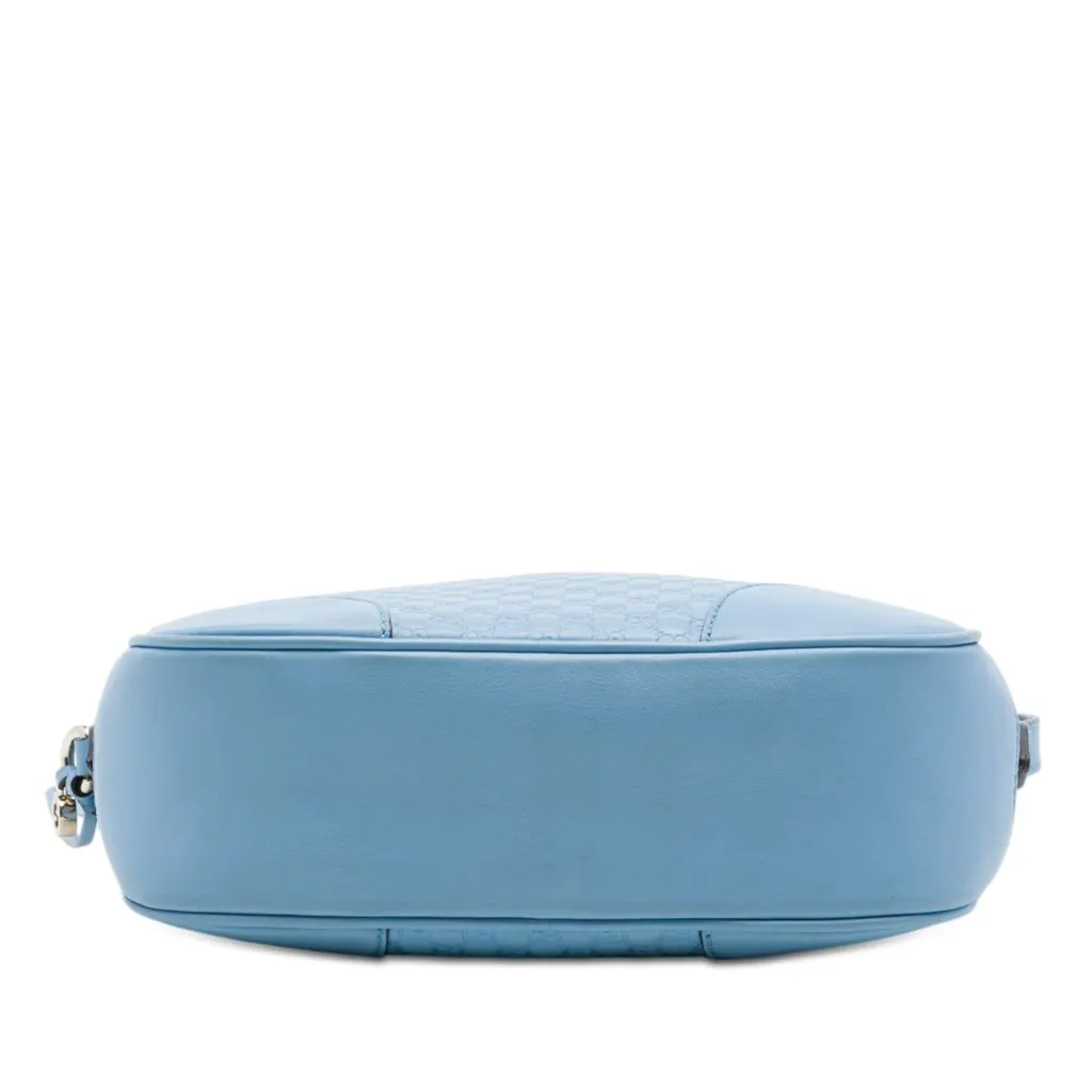 Gucci Microguccissima Bree Crossbody Blue Leather Very good - Inside View