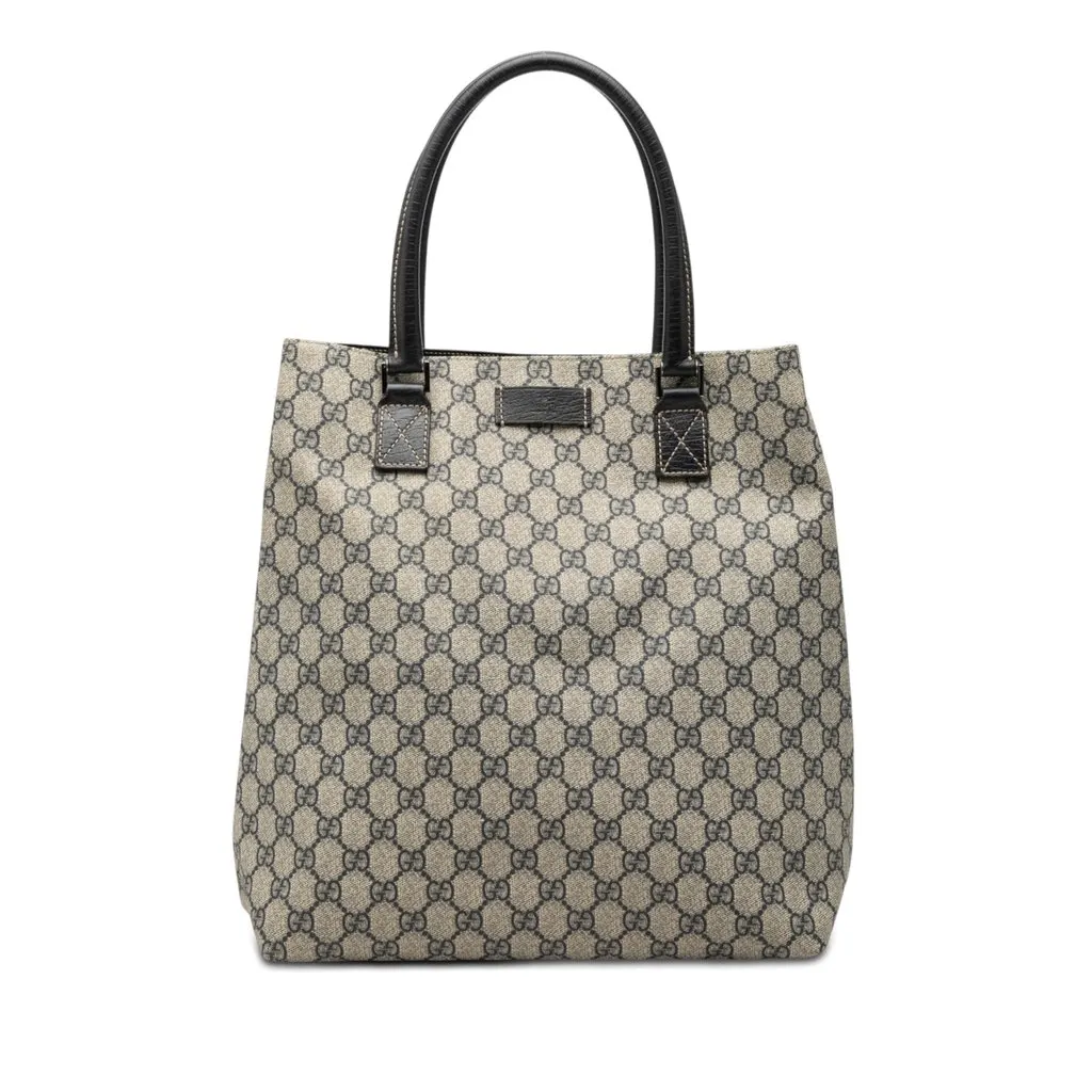 Gucci GG Supreme Tote Beige Very good - Front View