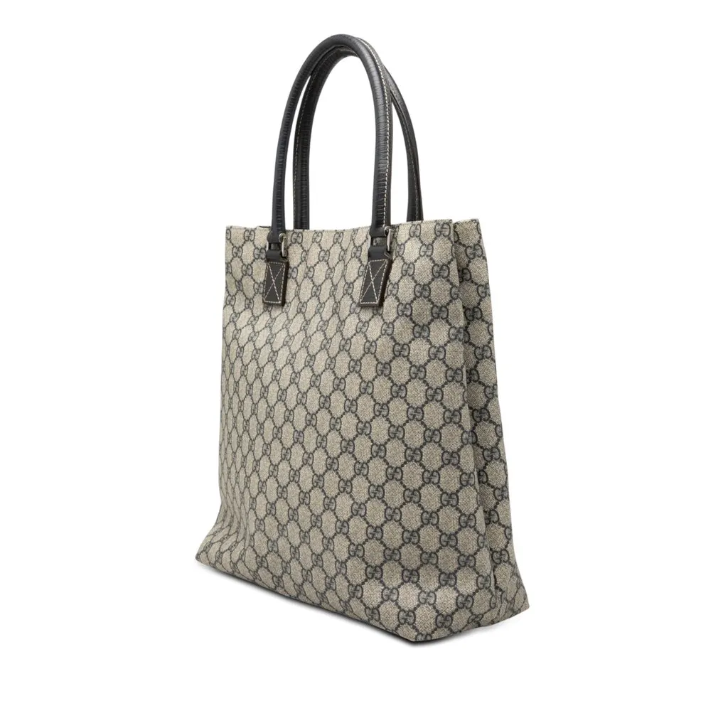 Gucci GG Supreme Tote Beige Very good - Back View