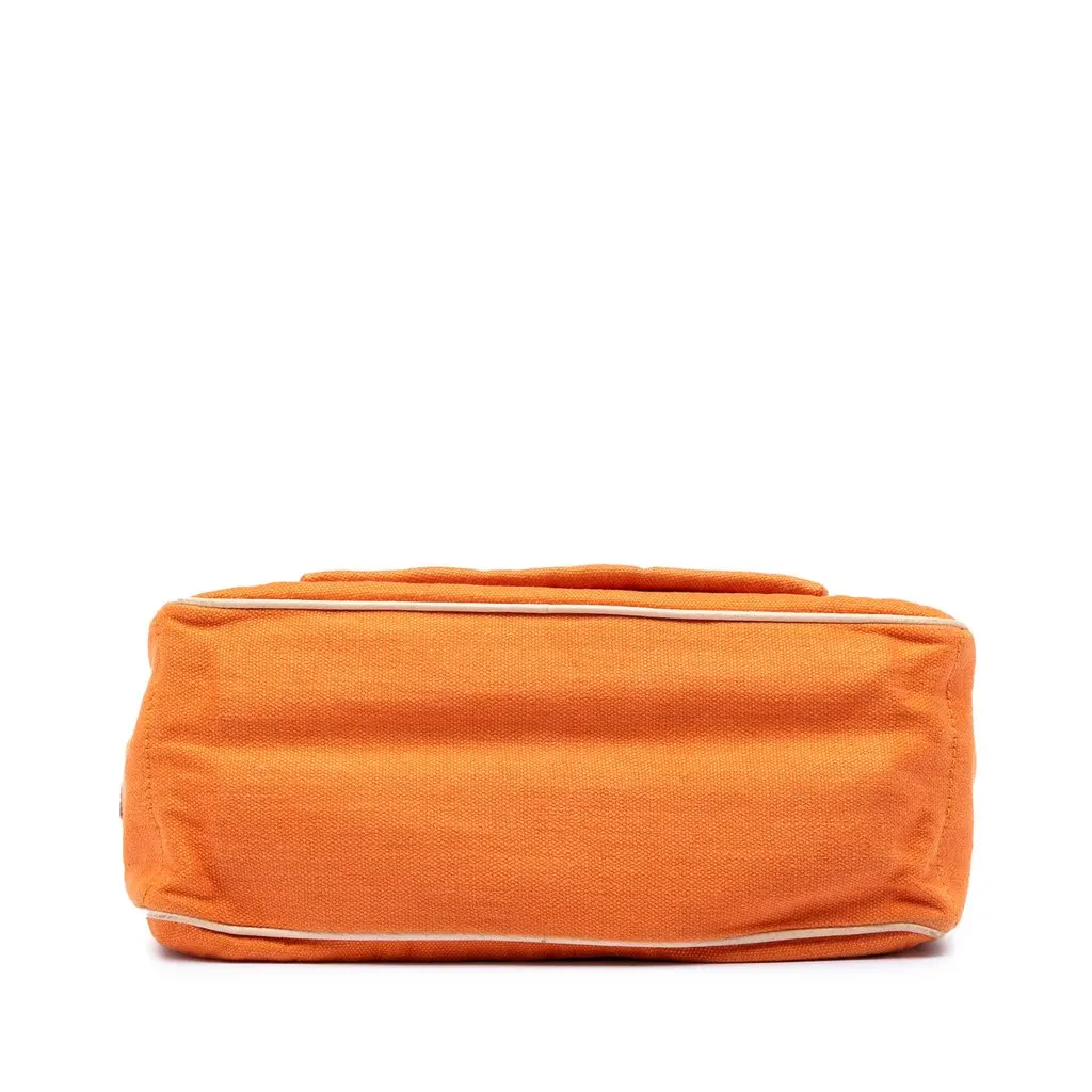 Celine Canvas Boogie Handbag Orange Very good - Inside View