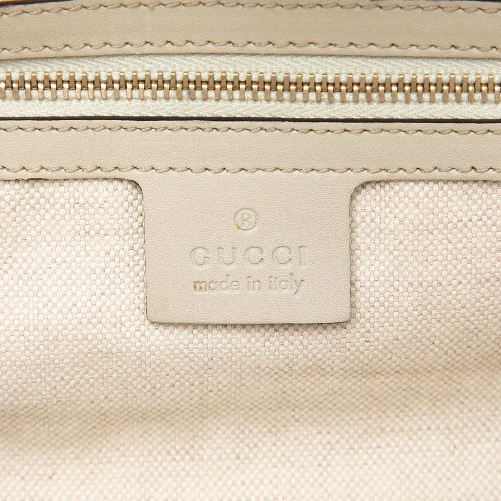 Gucci GG Canvas Web Mayfair Tote Beige Canvas Very good - Box View
