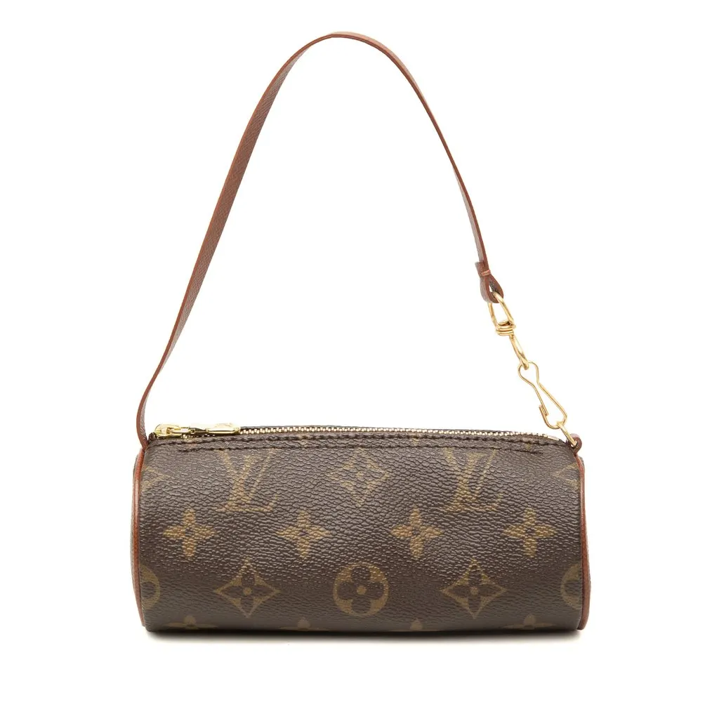 Louis Vuitton Monogram Papillon Pochette Brown Very good - Front View