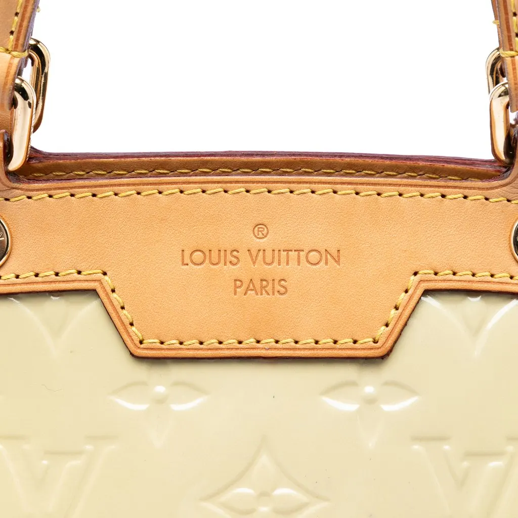 Louis Vuitton Monogram Vernis Brea MM Yellow Leather Very good - Box View
