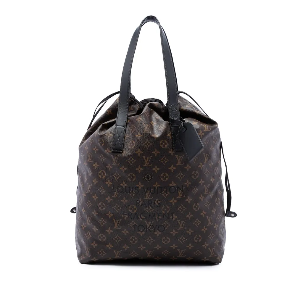 Louis Vuitton Fragment Monogram Macassar Cabas Light Tote Brown Very good - Front View