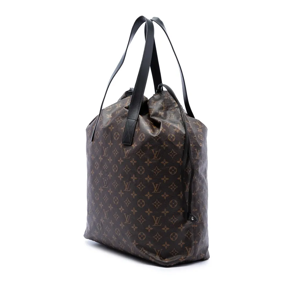 Louis Vuitton Fragment Monogram Macassar Cabas Light Tote Brown Very good - Back View