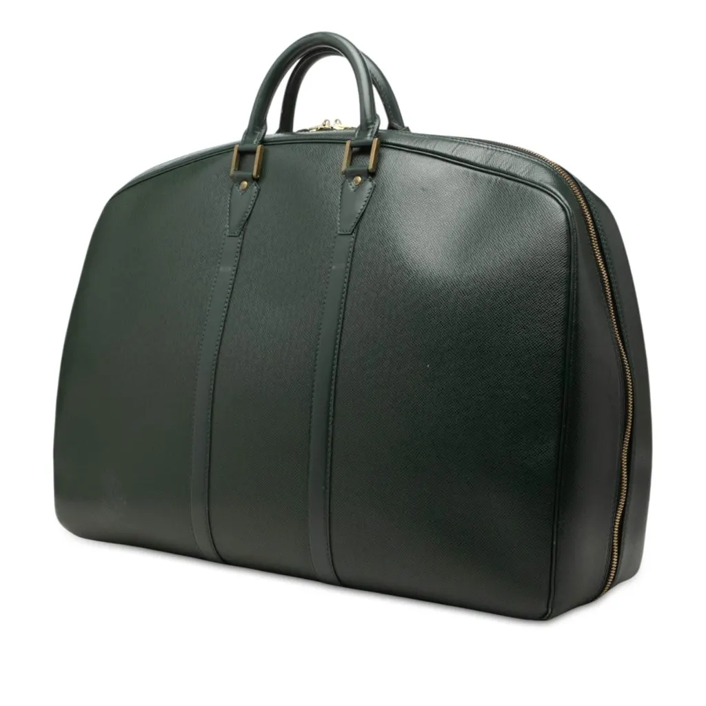 Louis Vuitton Taiga Helanga 1 Poche Green Leather Very good - Back View