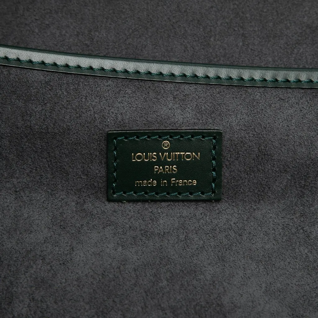 Louis Vuitton Taiga Helanga 1 Poche Green Leather Very good - Box View